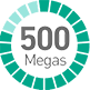 500 megas